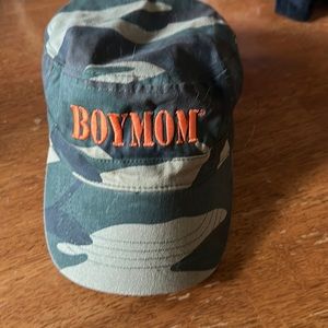 Boy mom camo cap